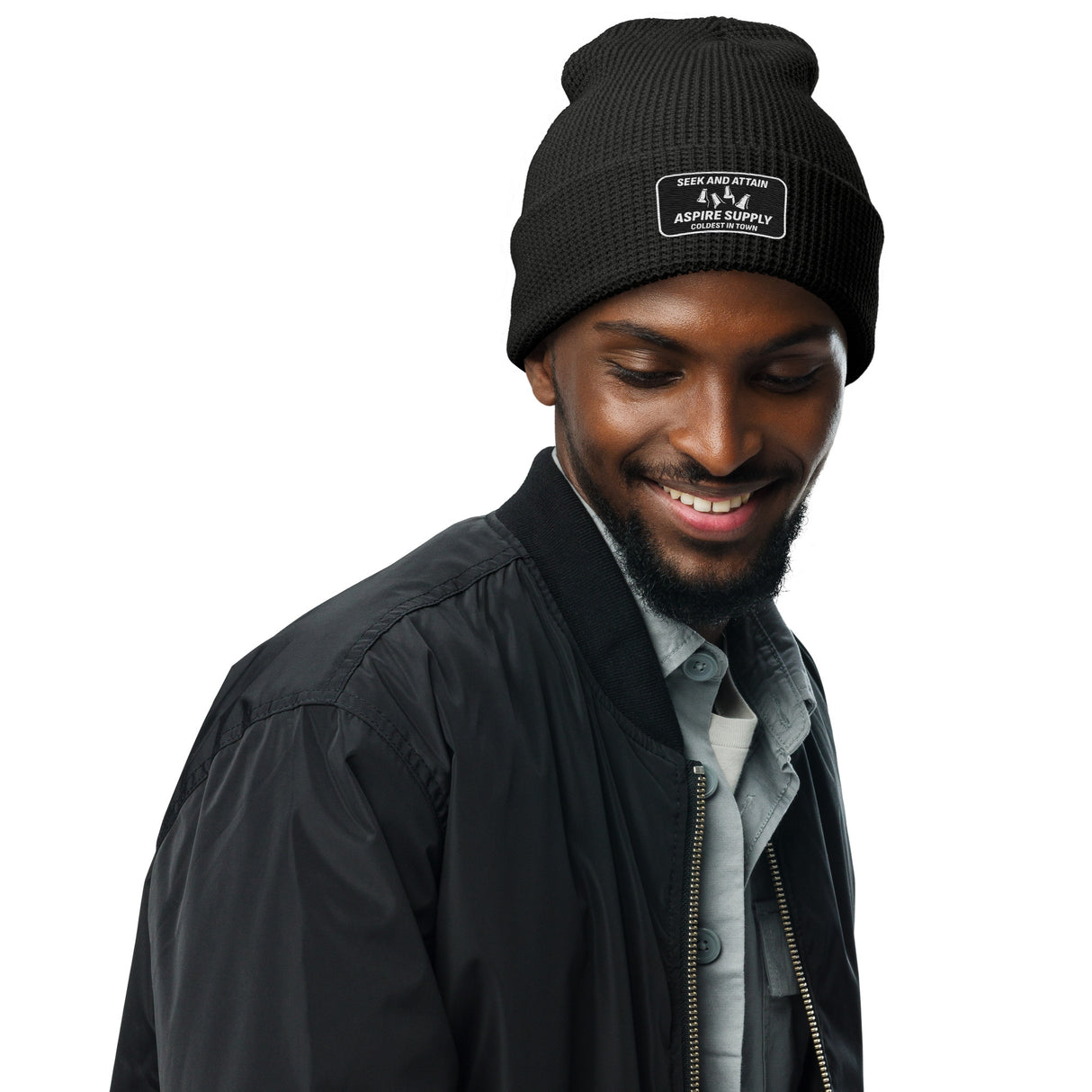 Coldest In Town Waffle beanie